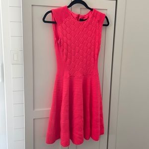 Hot salmon Ted Baker dress